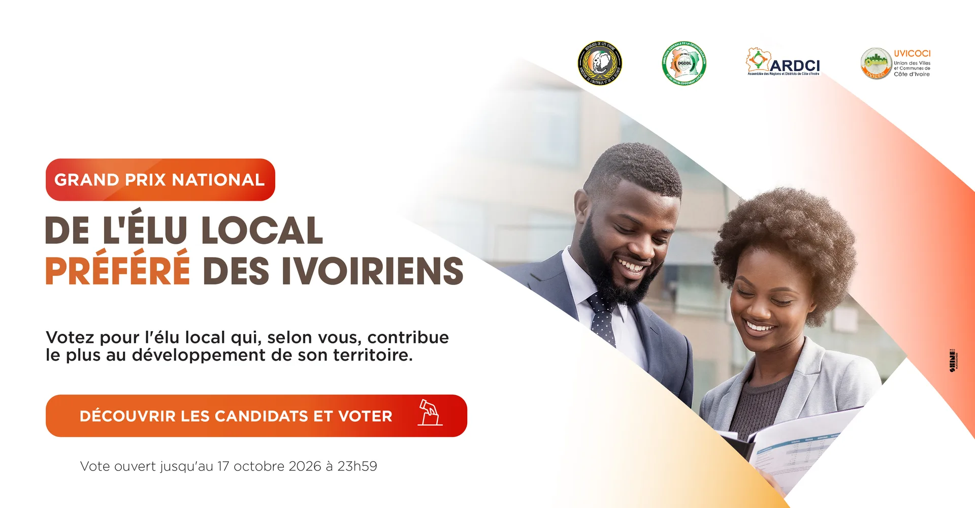 Grand Prix National de l'élu local préféré des Ivoiriens — Découvrir les candidats et voter